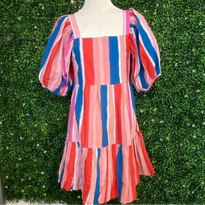 G-016 Oliphant Womens Bubble Skirt Mini Dress